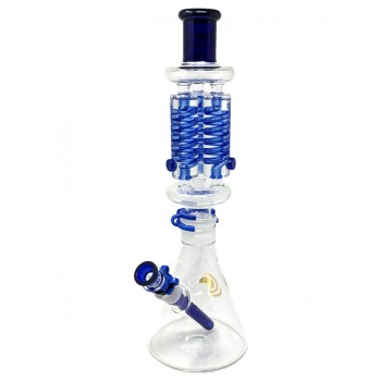 16" HIGH POINT GLASS 3 FREEZABLE DETACHABLE COIL WATER PIPE (MSRP $19.99 EACH)