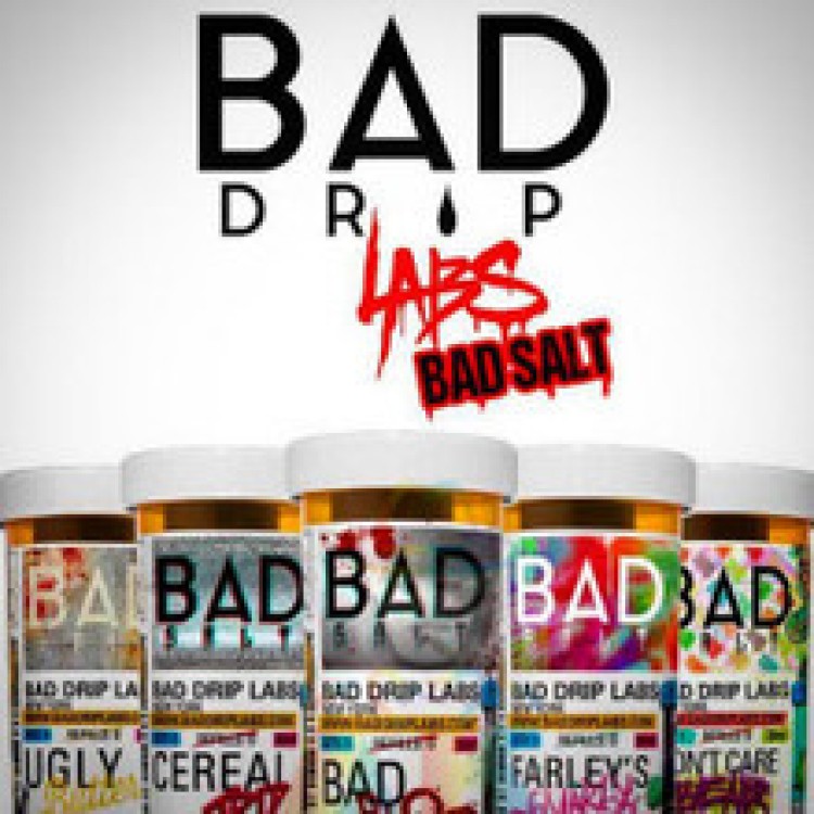 BAD DRIP LABS SALTS NICOTINE E LIQUID 30ML ASSORTED FLAVORS (MSRP $19.99)