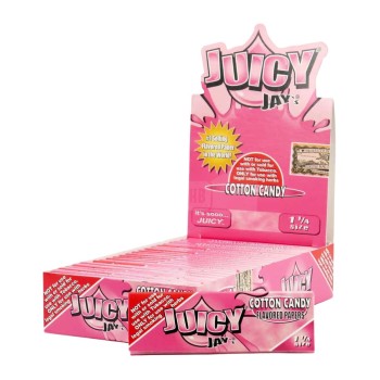 JUICY JAY PAPER 1.25 24 COUNT BOOKLETS (MSRP $2.49 EACH)