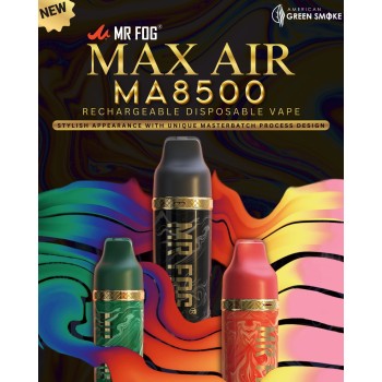 MR FOG MAX AIR 8.5K PUFFS 5% NIC DISPOSABLE 10CT/BOX