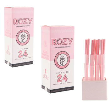 ROZY PINK PRE-ROLLED CONES 25CT/BOX