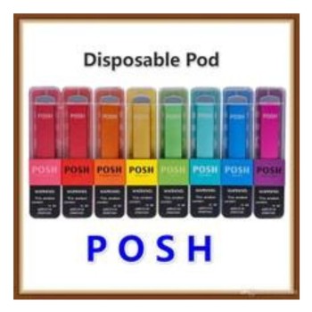 POSH DISPOSABLE VAPE 1.8 ML 6% NICOTINE 400 PUFFS BOX OF 10 COUNT (MSRP $9.99 EACH)