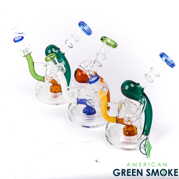 7 INCH GLASS MULTIARM WATER PIPE (MSRP $59.99)