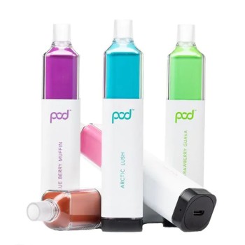 POD V2 MESH 5.5% SYNTHETIC NICOTINE 12ML 5500 PUFFS RECHARGEABLE DISPOSABLE DEVICE 10CT/DISPLAY BOX (MSRP $19.99 EACH)