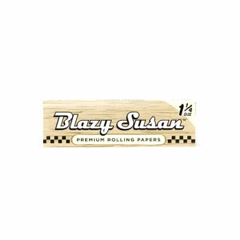 BLAZY SUSAN UNBLEACHED ROLLING PAPERS 1 1/4 PACK OF 50 COUNT (MSRP $1.99 EACH)