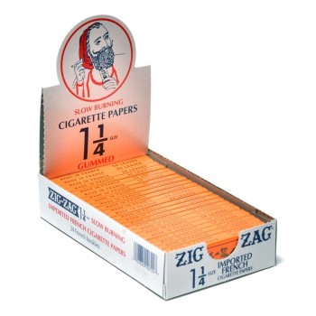 ZIG ZAG CIGARETTE PAPER 1 1/4 (DISPLAY OF 24 COUNT) (MSRP $3.99 EACH)