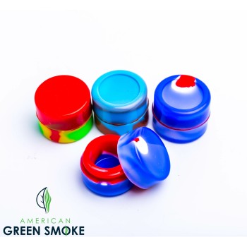 SILICONE JAR ASSORTED COLORS (BAG OF 10 PACK) (MSRP $1.49 EACH)