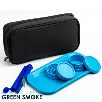 BIO - DEGRADABLE GRINDER  AND ROLLING TRAY KIT (MSRP $19.99)