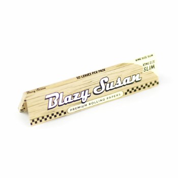 BLAZY SUSAN UNBLEACHED ROLLING PAPERS KING SIZE PACK OF 50 COUNT (MSRP $1.99 EACH)
