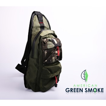 SMELL PROOF BAG GREEN SMALL - GREEN CAMO  (MSRP $25.99 EACH)