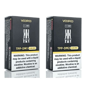 VOOPOO TPP REPLACEMENT COILS (PACK OF 3 COUNT) (MSRP $18.99)