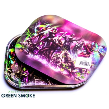 HIGH GUARDIANS OF THE GALAXY - SMALL METAL ROLLING TRAY WITH MAGNETIC LID (MSRP $9.99 EACH)