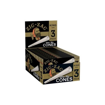 ZIG ZAG PAPER CONE KINGSIZE (DISPLAY OF 24 PACK) (MSRP $1.99 EACH)