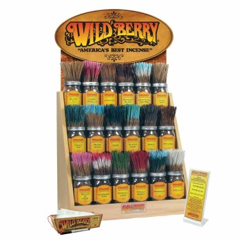 WILDBERRY 11 INCH INCENSE STARTER KIT DISPLAY 18 FLAVORS (MSRP $1.20 EACH)