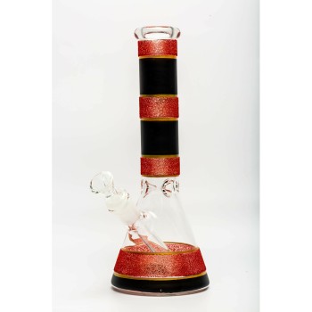 10" COLOR BEAKER WITH STRIP GLITTER WATER PIPE (MSRP $39.99)