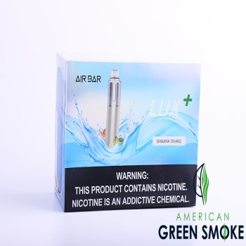 AIR BAR LUX PLUS DISPOSABLE DEVICE 6.5ML 5% NIC SALT 2000 PUFF BOX OF 10 COUNT (MSRP $19.99 EACH)