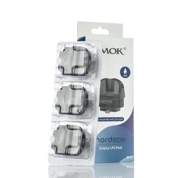 SMOK NORD 50W LP2 EMPTY POD 4ML PACK OF 3 COUNT (MSRP $11.99 EACH)