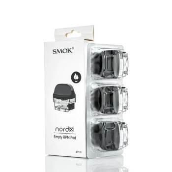 SMOKE NORD X EMPTY REPLACEMENT POD CARTRIDGE 6ML PACK OF 3 COUNT (MSRP $9.99 EACH)