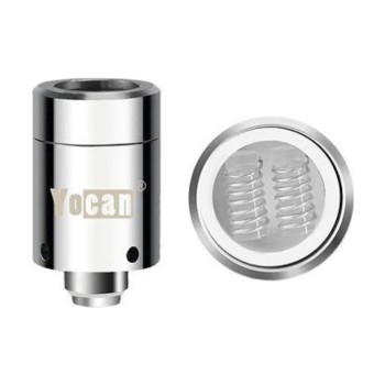 YOCAN LOADED QUARTZ DUAL WAX COIL PACK OF 5 COUNT (MSRP $14.99 EACH)
