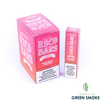 ESCO BAR MEGA DISPOSABLE DEVICE 14ML 5% NICOTINE 5000 PUFFS BOX OF 10 COUNT (MSRP $29.99 EACH)