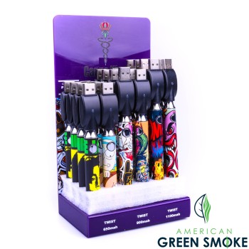 CANNA KING TWIST VV BATTERY  24CT DISPLAY BOX (BUY 2 FOR $140)