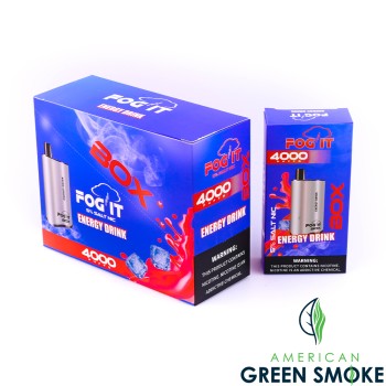 FOG IT DISPOSABLE DEVICE 12ML 5% NICOTINE 4000 PUFFS BOX OF 5 COUNT (MSRP $24.99 EACH)