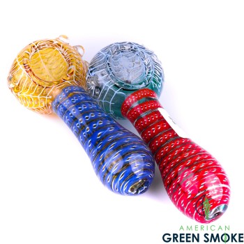 4" NET BOWL WITH SPIRAL BODY HAND PIPE (MSRP $19.99 EACH)