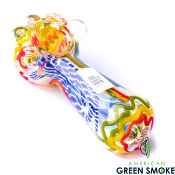 4.5" MULTI COLOR HEAVY HAND PIPE (MSRP $24.99 EACH)