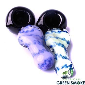3" SLIME COLOR BODY WITH BLACK HEAD HAND PIPE (MSRP $19.99 EACH)