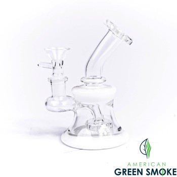 5" GLASS WATER PIPE WITH STERO MATRIX PERC (MSRP $29.99)