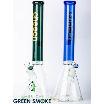 CHEECH GLASS 18" 7MM THICK HEAVY DUTY WATER PIPE (MSRP $139.99)