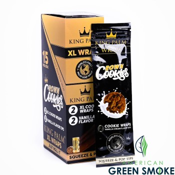 KING PALM XL WRAPS CROWN COOKIES 15COUNT/BOX (MSRP $2.49 EACH)