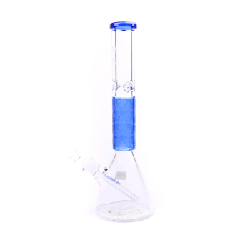 LEGENDARY GLASS 16" PATTERN BLASTED WATER PIPE WITH ICE CATCHER (MSRP $119.99 EACH)