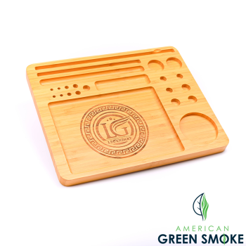 LEGENDARY WOODEN ROLLING TRAY MULTI COMPARTMENT (MSRP 59.99)
