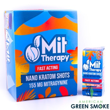 MIT THERAPY 155 MG NANO KRATOM SHOT 12 COUNT/ BOX - UNFLAVORED (MSRP $16.99 EACH)