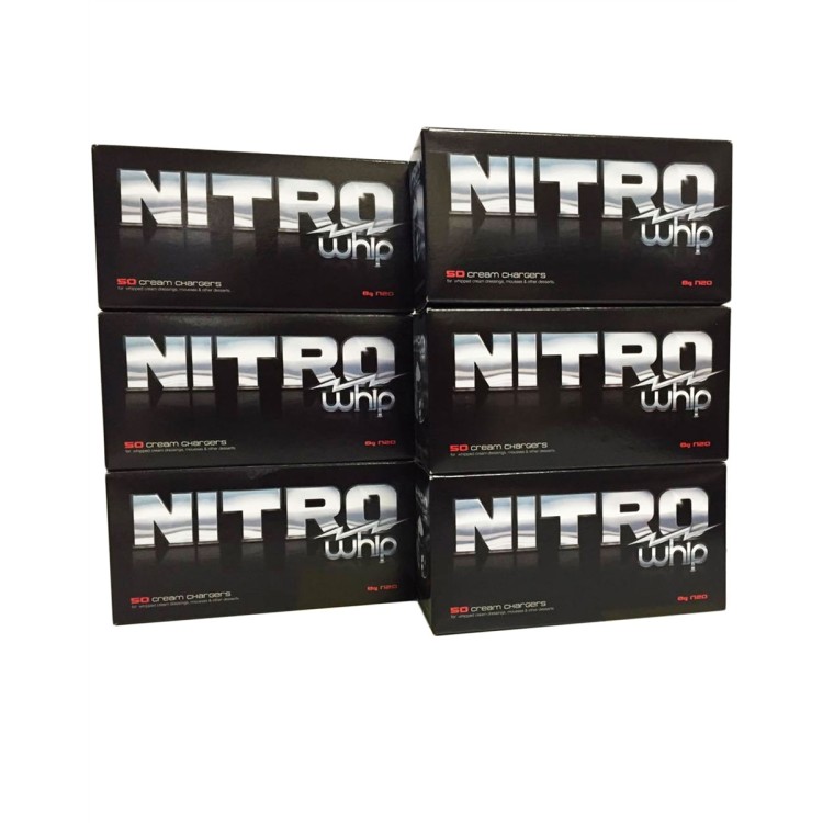 WHIP IT NITRO CREAM CHARGER 50CT/BOX   ( MSRP $35.99 PACK )