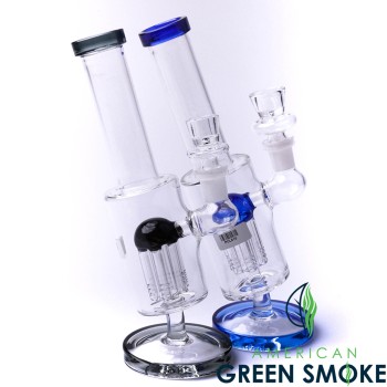 8" SIX ARM COLOR PERC TILTED SHAPED WATER PIPE (MSRP $39.99 EACH)