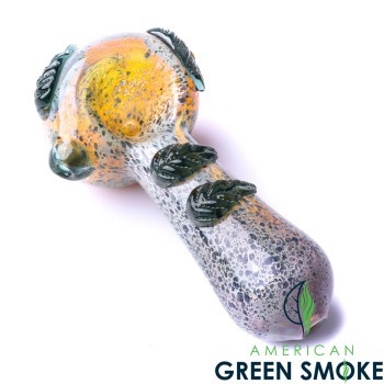 3" DOUBLE LEAF BODY DARK SHADE HAND PIPE (MSRP $14.99 EACH)