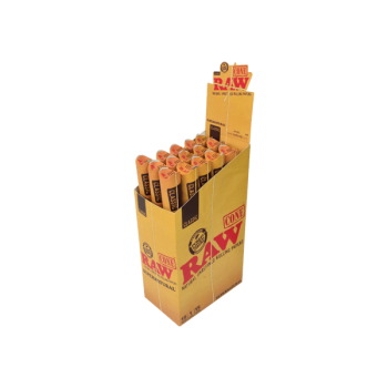 RAW CLASSIC PRE ROLLED CONE SUPER NATURAL (BOX OF 15 PACK) (MSRP $5.99 EACH)