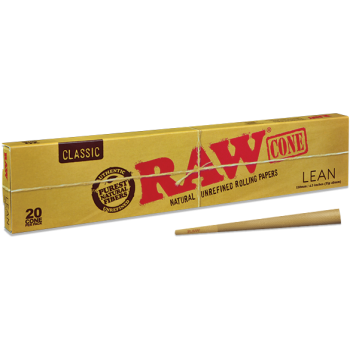 RAW - CLASSIC LEAN CONES 12PKS/BOX 20CONES/PACK (MSRP $4.99 EACH)