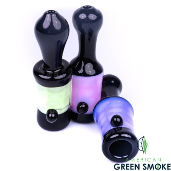 3" AMERICAN SLYME COLOR ROLL STOP CHILLUM (MSRP $11.99 EACH)