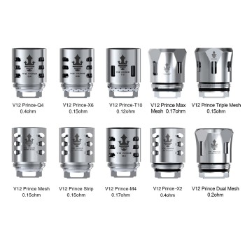 SMOK TFV12 PRINCE COILS 3 PACK ( MSRP $17.99 FOR 3 PACK)