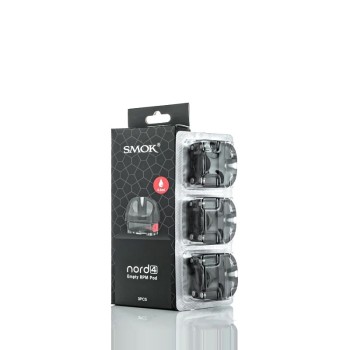SMOK NORD 4 REPLACEMENT EMPTY POD CARTRIDGE (PACK OF 3) (MSRP $11.99 EACH)