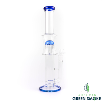 17" INCH GLASS WATER PIPE WITH SHOWERHEAD PERC (MSRP $79.99)
