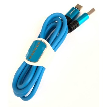 WARNER CHARGING TYPE C/MICRO/IPHONE CABLE WITH TIE MIX COLOR  (MCHARCBLE-C) 25CT/BOX  ( MSRP $ 5.99 EACH )