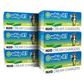 WHIP IT CREAM CHARGER 100CT 6BOX PER CASE ( MSRP $82.99 PACK )