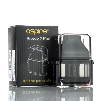 ASPIRE BREEZE 2 - ( 3ML) REPLACEMENT REFILLABLE  PODS ( MSRP $10.00 EACH )