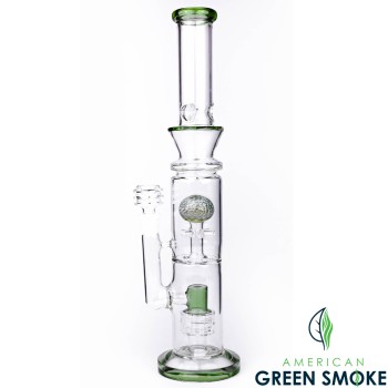 17" HANGING MATRIX PERC WITH GLOBE PERC WITH LCY WATER PIPE  (MSRP $59.99 EACH)