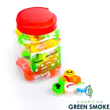 CANNA KING GLASS SILICONE CONTAINERS 70 COUNT BOX (MSRP $5.99 EACH)