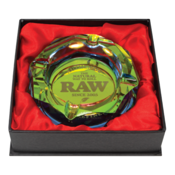 RAW GLASS ASHTRAY (MSRP $19.99 EACH)